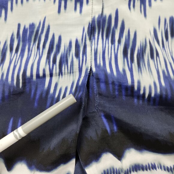 Reitmans Blue, Black & Silver Sleeveless Summer Dress – Size 9 - Picture 13 of 13